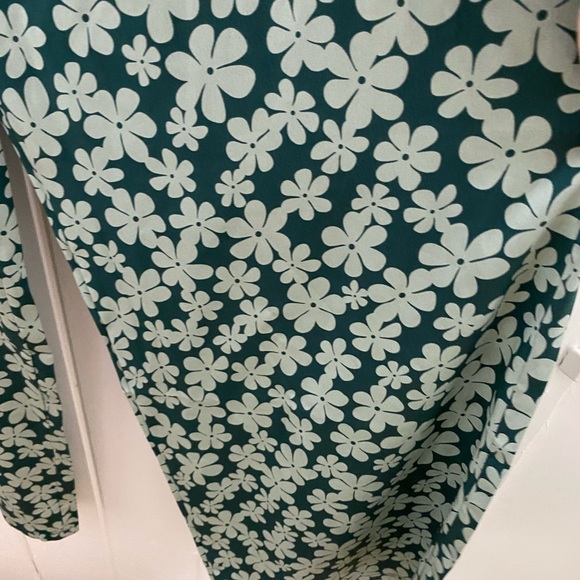 NWOT Nasty Gal high rise wide leg floral trousers size medium 2 pockets - Picture 8 of 13